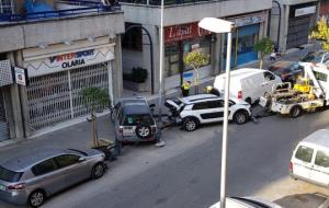Accident de trànsit a l'avinguda de Francesc Macià. EIX
