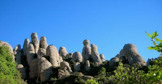 Sortida del GR-M a Montserrat, a la Miranda de Santa Magdalena