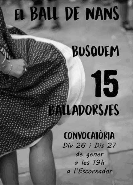 Convocatòria del Ball de Nans