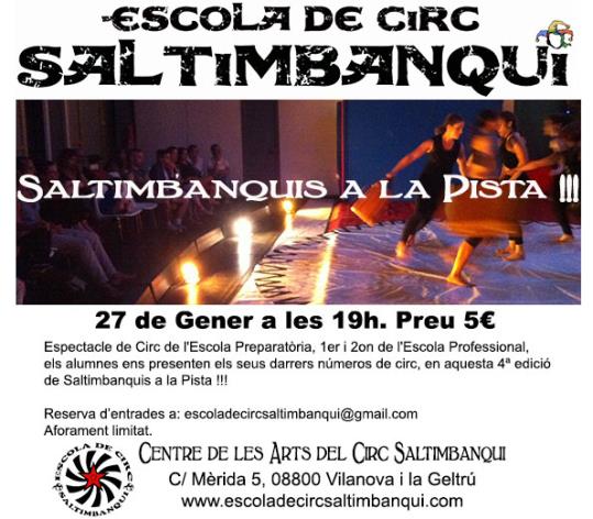 Saltimbanquis a la pista