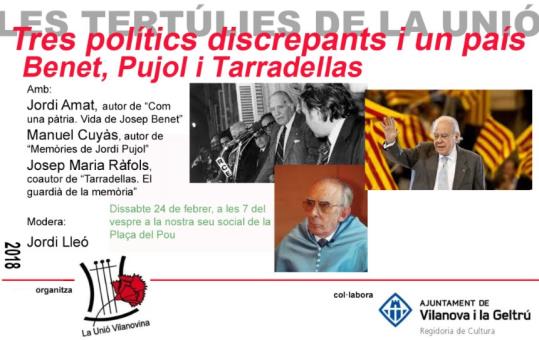Tertúlies de La Unió: El catalanisme a debat 