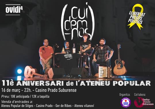 11è aniversari de l'Ateneu de Sitges