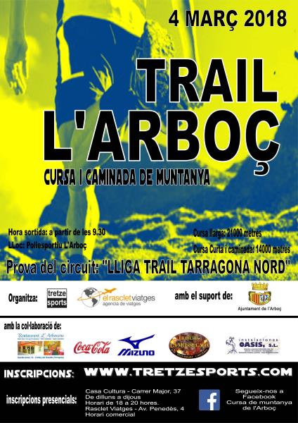 L’Arboç celebra aquest diumenge dia 4 la 5a Cursa de Muntanya.