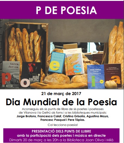 Dia Mundial de la Poesia a Vilanova