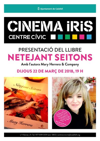 Presentació del llibre Netejant Seitons, a Càrrec de la Xef i escriptora, Mary Herrera Hiruelo