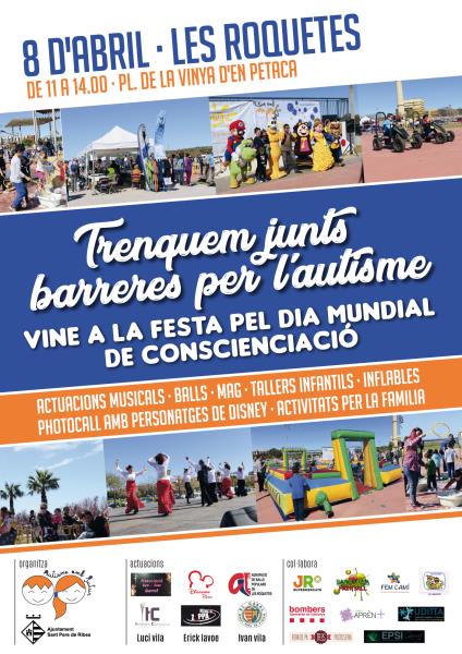 Dia Mundial de Conscienciació sobre l’autisme a Sant Pere de Ribes