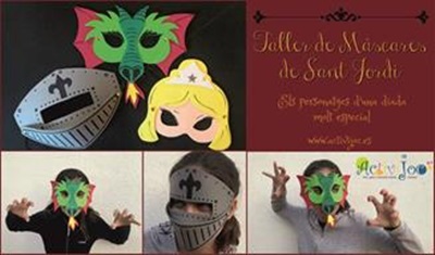 Taller de màscares de St. Jordi a càrrec d’Activijoc
