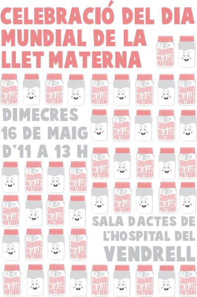 Jornada del Dia Mundial de Llet Materna a l'hospital del Vendrell