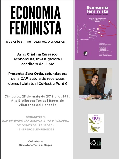 Presentació del llibre: “ECONOMIA FEMINISTA. Desafíos, propuestas, alianzas”