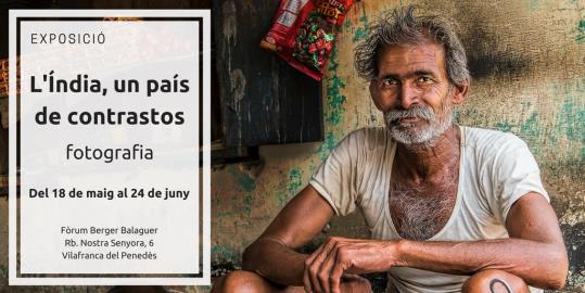 L'Índia un país de contrastos, exposició fotogràfica