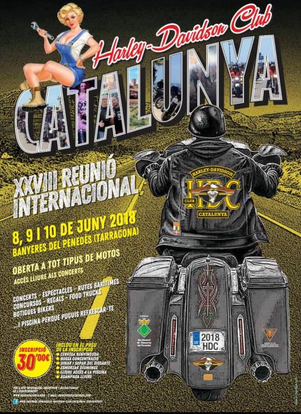 XXVIII Trobada Internacional de Harley Davidson Club Catalunya a Banyeres del Penedès
