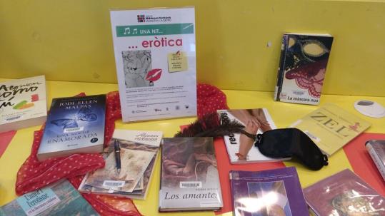 Una nit eròtica, lectura en veu alta de textos eròtics