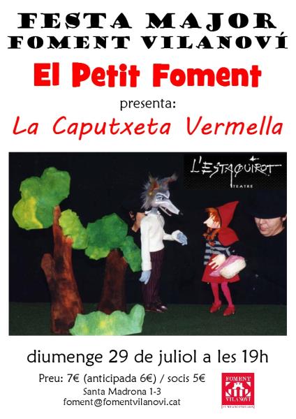 “La Caputxeta” de l’Estaquirot Teatre