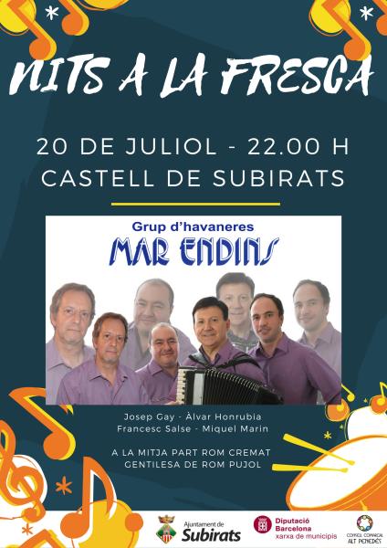 Concert havaneres al Castell de Subirats