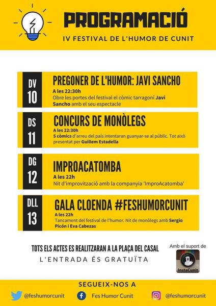 IV Festival de l’Humor de Cunit