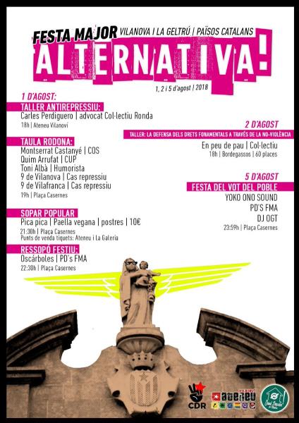 Festa Major Alternativa 2018 de Vilanova i la  Geltrú 