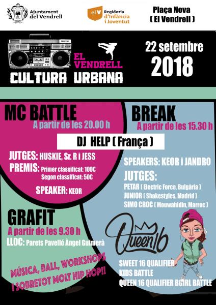 8a edició del festival Cultura Urbana del Vendrell