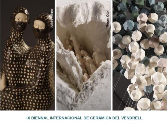 Exposició de les guanyadores de la IX Biennal Internacional de Ceràmica del Vendrell
