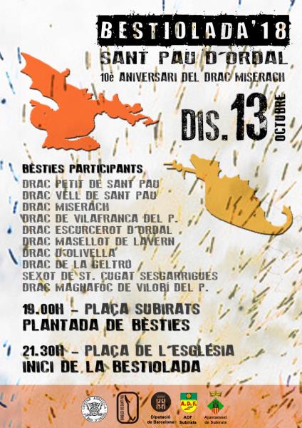 Bestiolada 2018 dels Diables de Sant Pau