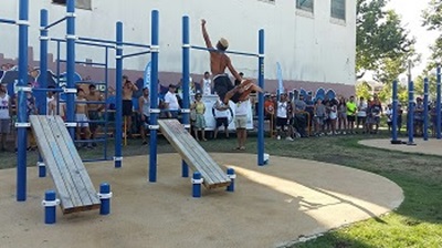 Presentació del club d'street workout i cal·listènia a Vilanova