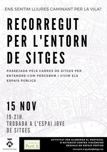 Passejada nocturna pels carrers de Sitges 