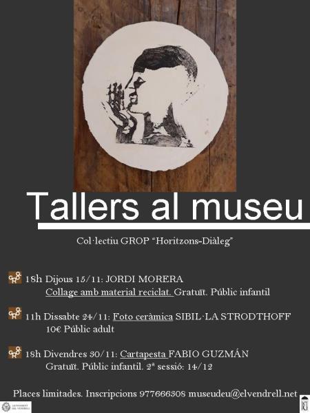 “Fem collage amb material reciclat”. Taller infantil al Museu Deu