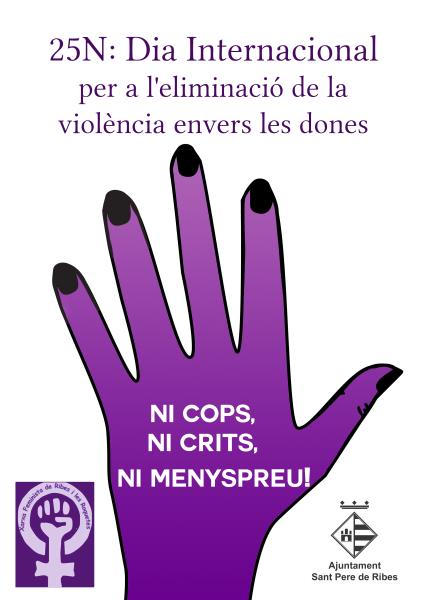 Dia Internacional de la No Violència contra les Dones a Sant Pere de Ribes