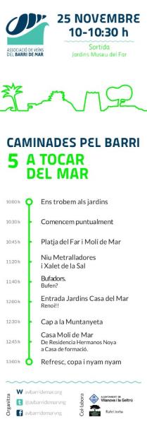 V Caminada pel barri: A tocar del mar