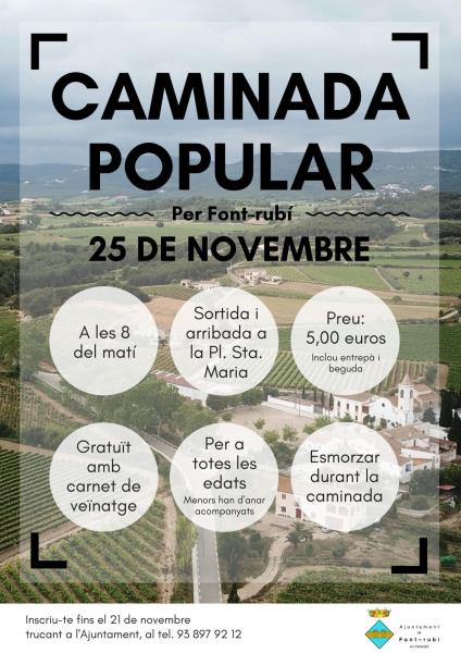 Caminada popular per Font-rubí