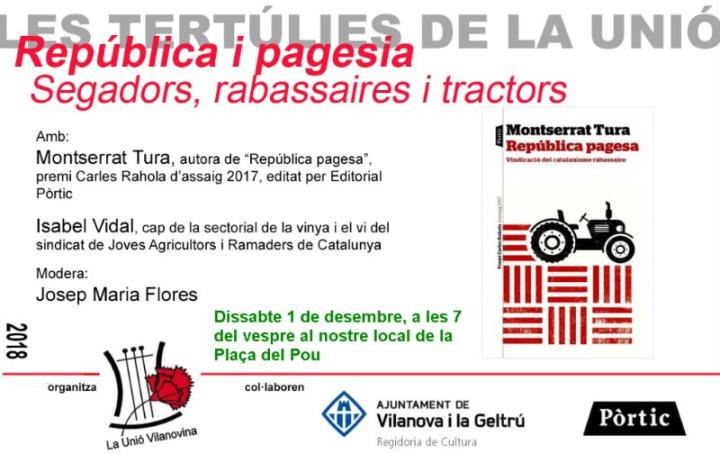 Tertúlia: República i pagesia