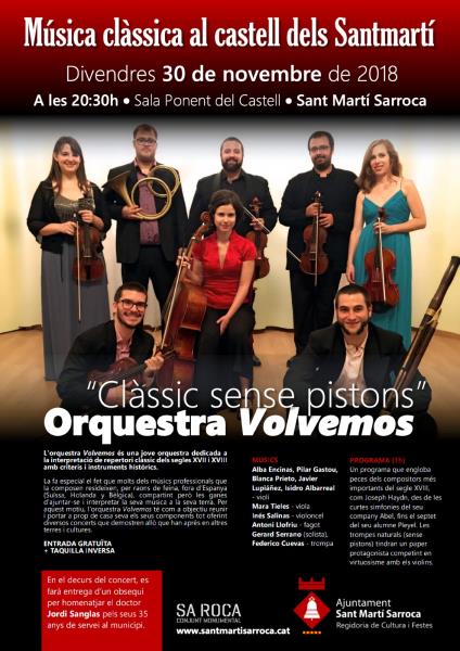 Música clàssica al castell de Sant Martí i homenatge al doctor Sanglas