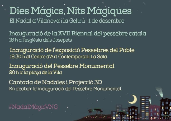 Inauguració de la Biennal Pessebrista de Catalunya a Vilanova