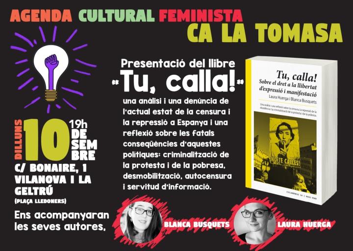 Tu, calla! es presenta al nou local del Casal de Dones de Vilanova