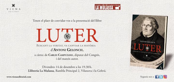 Presentació del llibre Luter