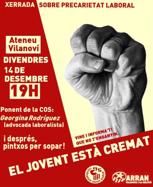 Xerrada sobre la precarietat laboral 