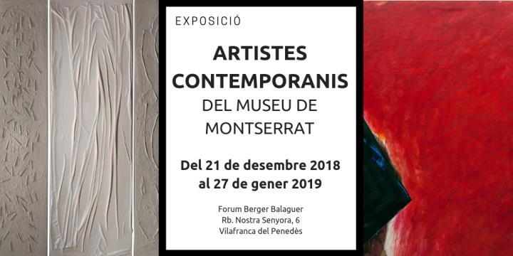 L'Art Contemporani del Museu de Montserrat s'exposa al Fòrum Berger Balaguer