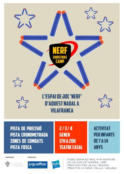 Segona edició de la NERF CHRISTMAS CAMP al Teatre Casal