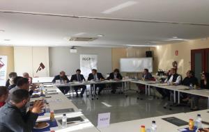 Aquest matí de dimecres el Fòrum Gran Penedès organitzava a Vilafranca un esmorzar col·loqui centrat en el Logis Intermodal Penedès