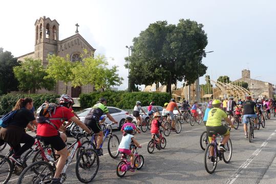 Bicicletada de Santa Margarida i els Monjos. Eix