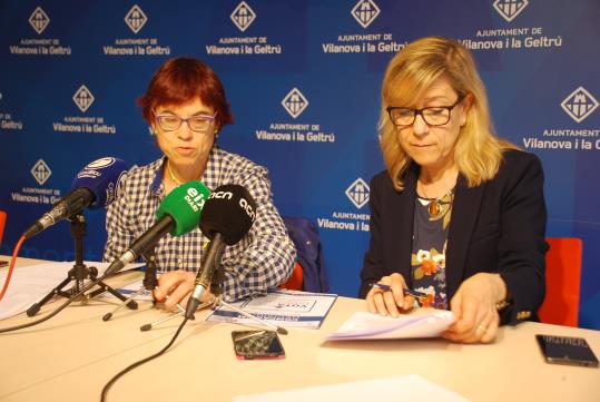 Blanca Albà i Neus Lloveras. Míriam de Lamo