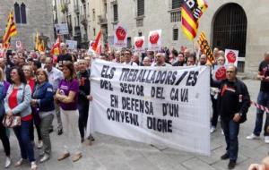 Bloqueig de les negociacions del conveni de vins escumosos i cava. CCOO