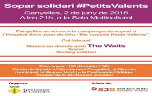 Canyelles organitza un Sopar Solidari #PetitsValents. EIX