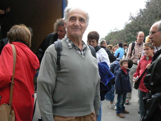 Canyelles recorda Tonet Hill en la 36a Caminada a Montserrat. Ajuntament de Canyelles