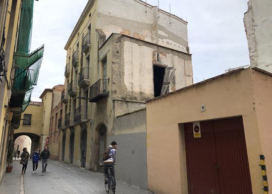 Carrer de l'Esglesia. Eix