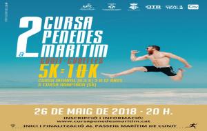 Carteññ de la 2ª Cursa del Penedès Marítim