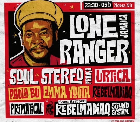 Cartell de la festa de presentació del Nowa Reggae Festival 2018. Eix