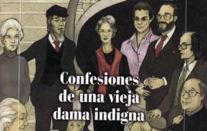 Coberta de 'Confesiones de una vieja dama indigna'. Eix