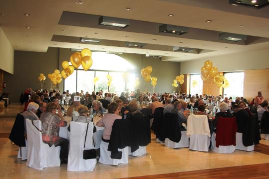 Comença la Setmana de la Gent Gran de Sant Sadurní amb 400 persones al Dinar de Germanor. Ajt Sant Sadurní d'Anoia