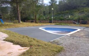 Comencen les obres de millora de la piscina municipal d'Olivella. Ajuntament d'Olivella