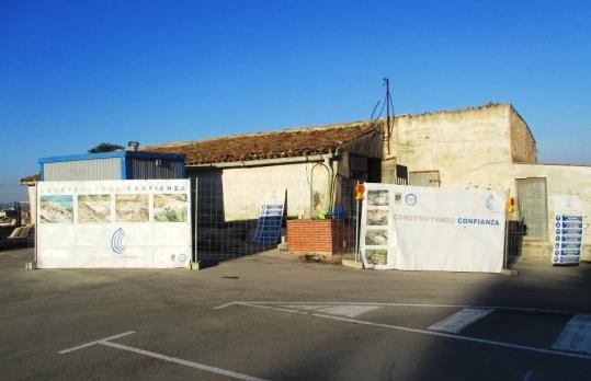 Comencen les obres de reforma de l’edifici de la Pallissa de Moja com a magatzem municipal. Ajuntament d'Olèrdola